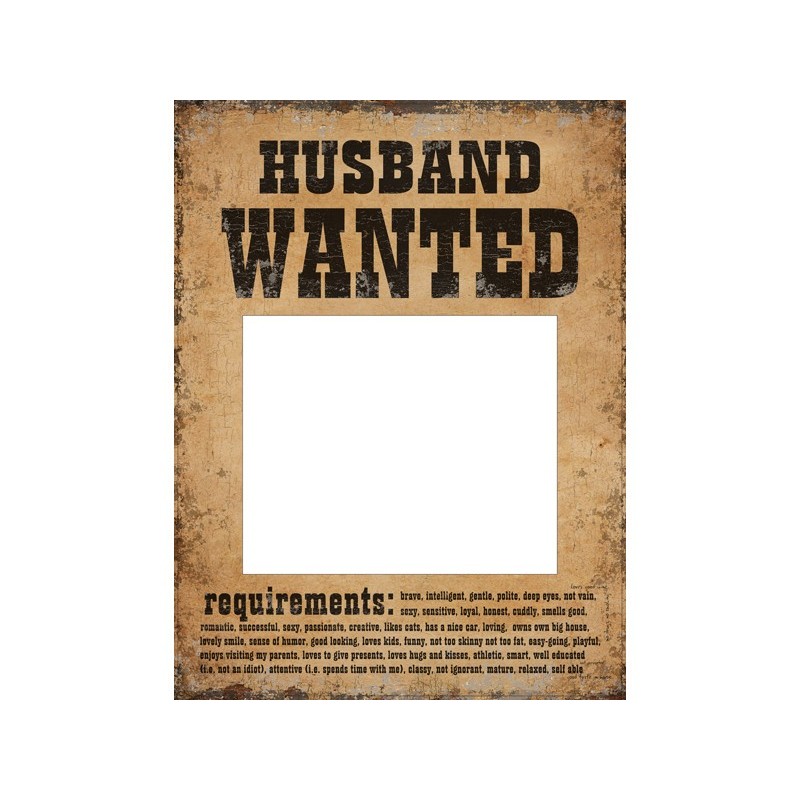 Magicballons Husband Wanted Und Wife Wanted Poster