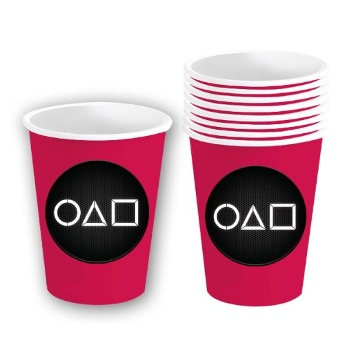 Squid Game paper cups
