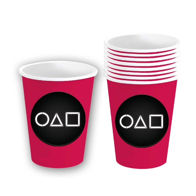 Squid Game paper cups
